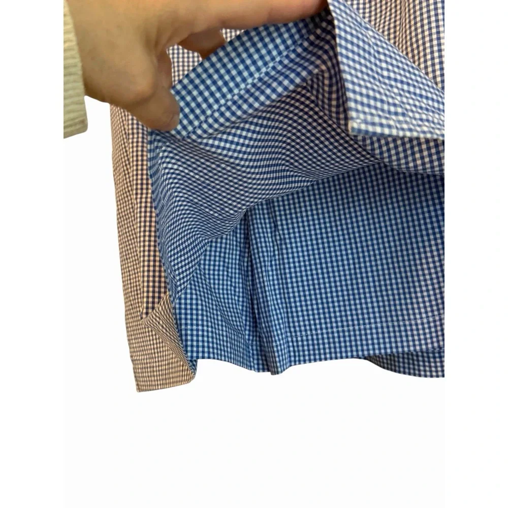 Kim Rogers | Skirts | Blue Gingham Mini Skirt Skort Womens 4 Check ...